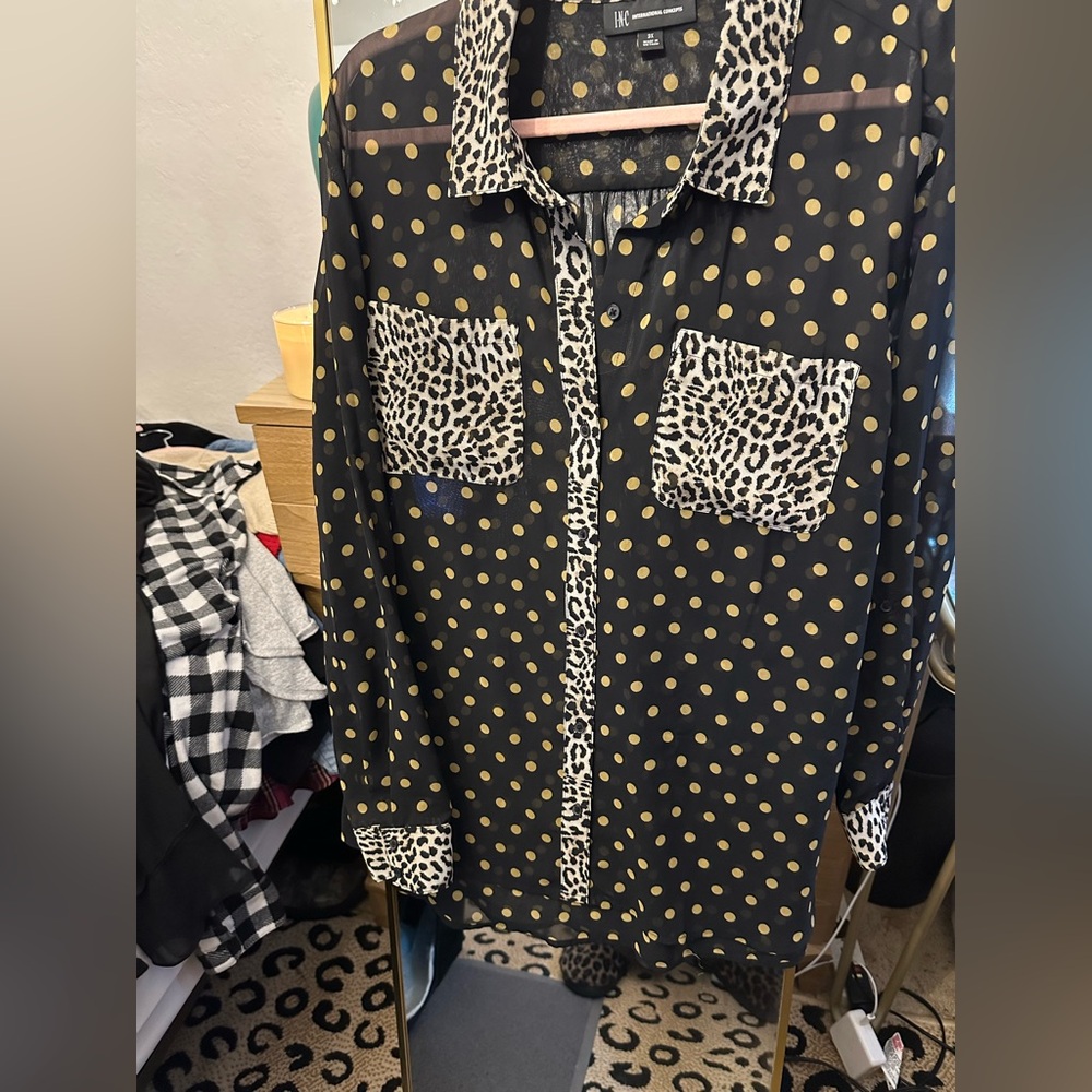 INC plus size dress top